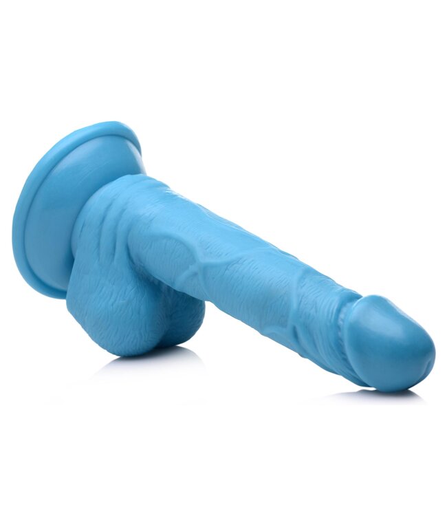 XR Brands Poppin Dildo 16,5 cm - Blauw
