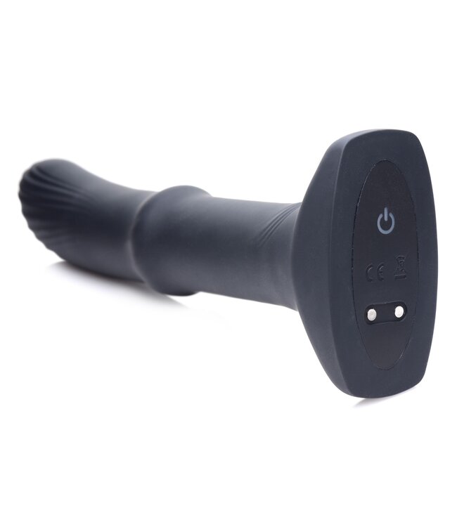 XR Brands Thunderplugs - Anaal Vibrator Met Bewegende Schacht