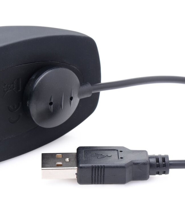 XR Brands Thunderplugs - Anaal Vibrator Met Bewegende Schacht