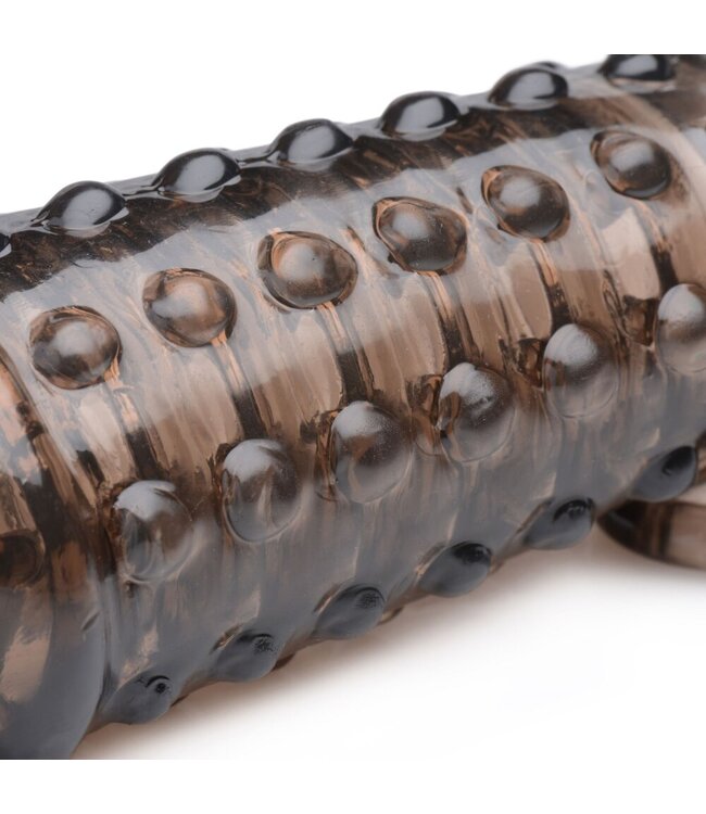 XR Brands Size Matters - Penis Verlengende Sleeve - Smoke