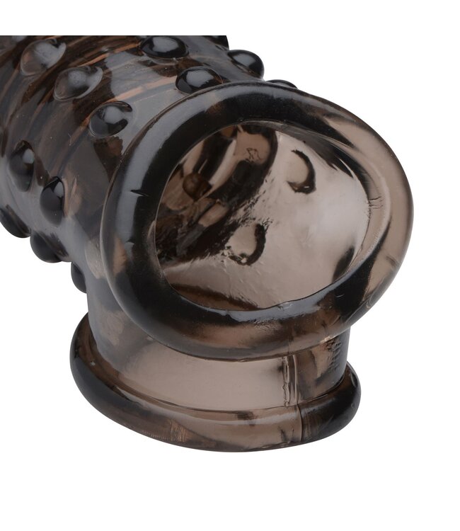 XR Brands Size Matters - Penis Verlengende Sleeve - Smoke