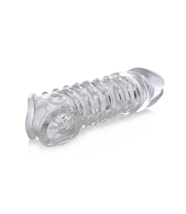 XR Brands Size Matters - Penis Verlengende Sleeve - Transparant