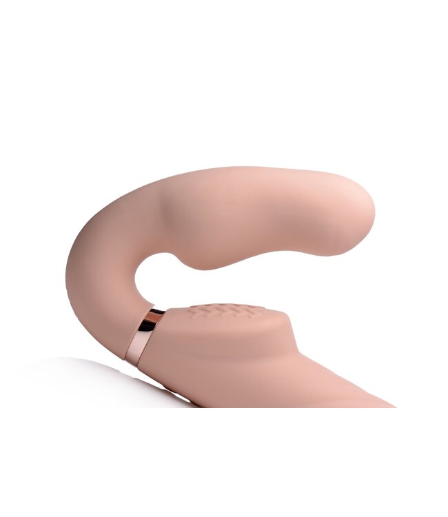 XR Brands Swirl Vibrerende Strapless Strap-On