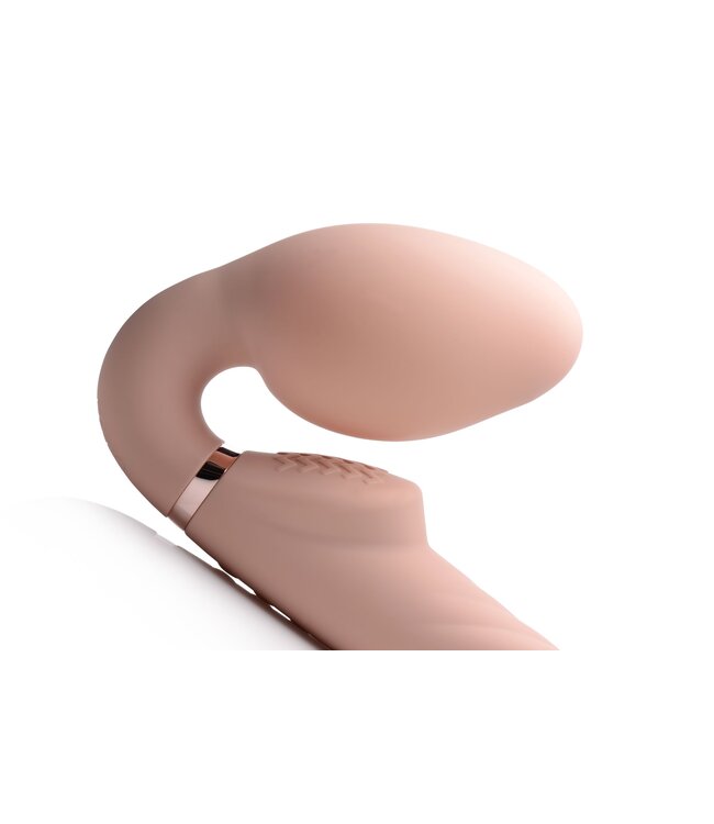 XR Brands Swirl Vibrerende Strapless Strap-On