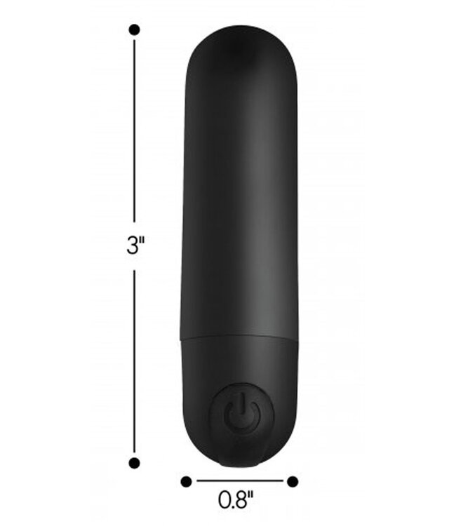 XR Brands Bang! Bullet Vibrator Met Afstandsbediening - Zwart