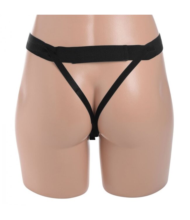 XR Brands Holle Strap-On Siliconen Dildo Met Harnas