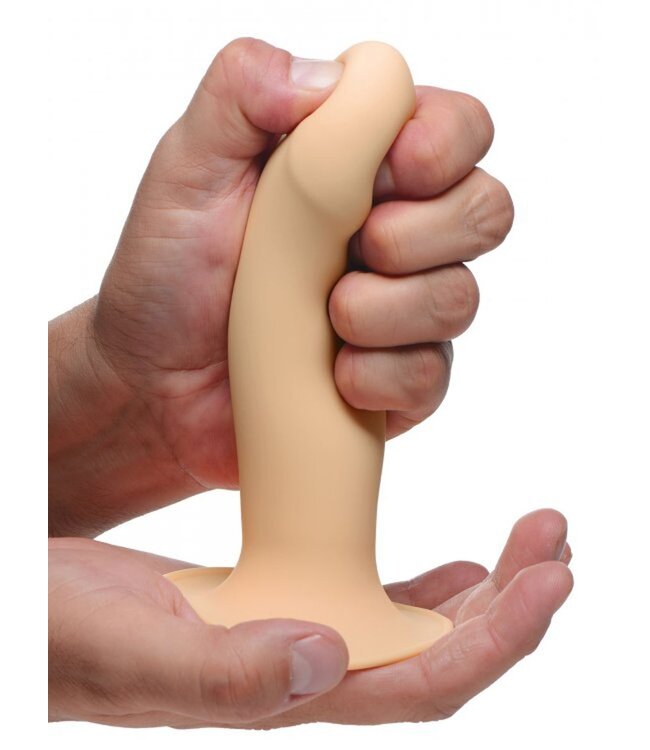 XR Brands Squeeze-It Phallic Dildo - 15.2 cm