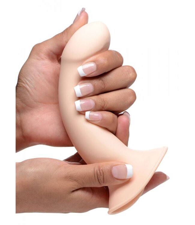 XR Brands Squeeze-It Phallic Dildo - 15.2 cm