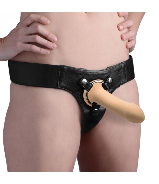 XR Brands Squeeze-It Phallic Dildo - 15.2 cm