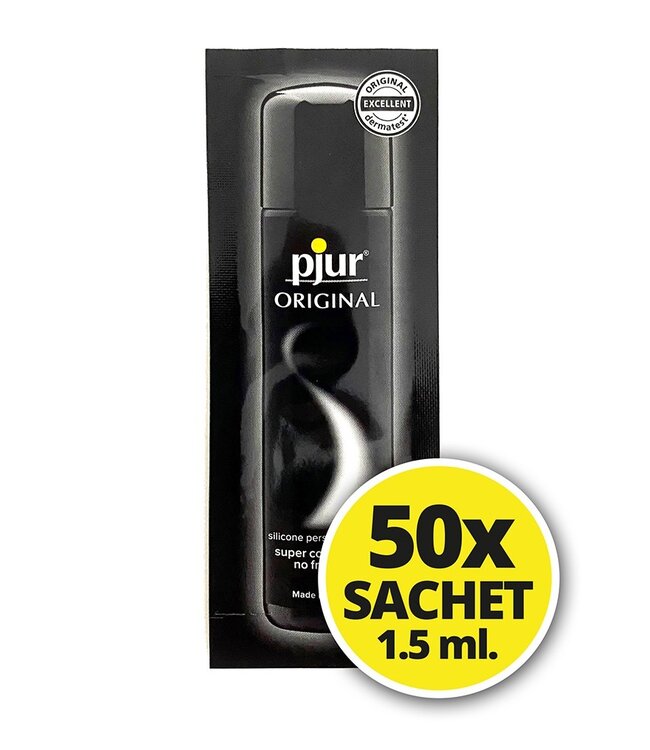 Rimba pjur - Original - Glijmiddel op siliconenbasis - 50 sachets van 1.5 ml