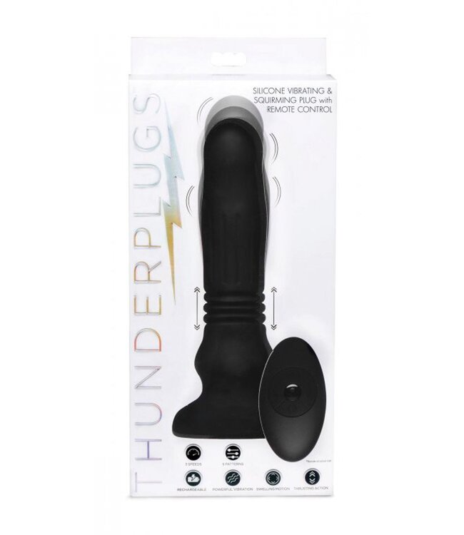 XR Brands Thunder Plugs - Stotende & Vibrerende Anaal Vibrator