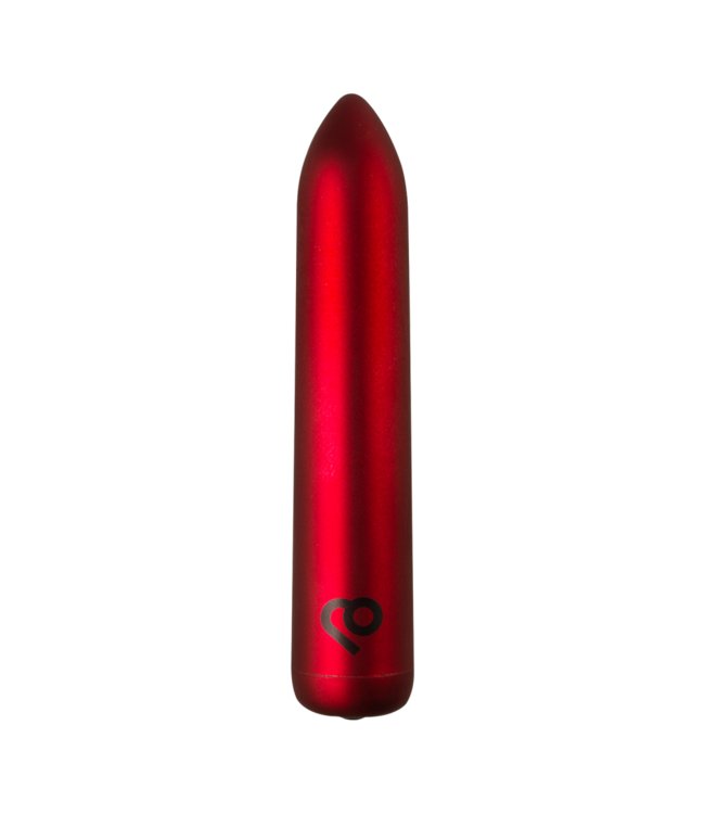 Rimba Rocks-Off - Oplaadbare Bulletvibrator - Klaproosrood