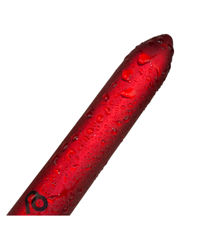 Rimba Rocks-Off - Oplaadbare Bulletvibrator - Klaproosrood