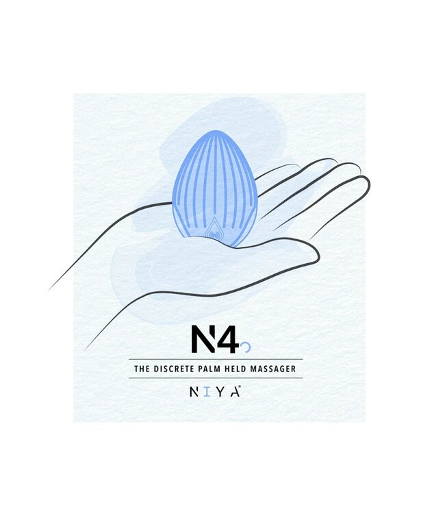 Rimba NIYA - NIYA 4 - Intieme Massager - Lichtblauw