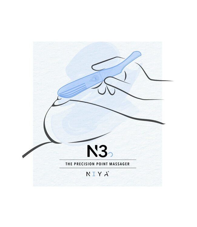 Rimba NIYA - NIYA 3 - Vinger Vibrator - Lichtblauw