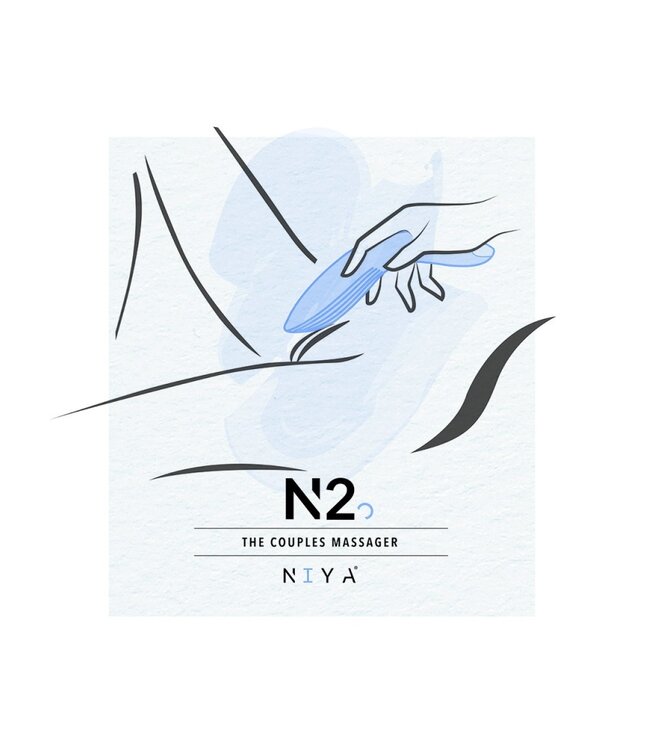 Rimba NIYA - NIYA 2 - Couple Massager - Lichtblauw