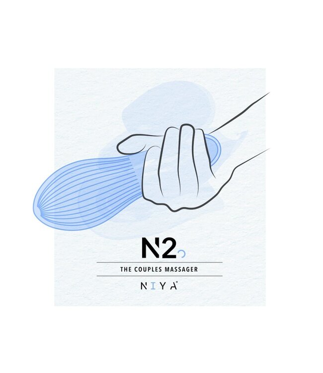Rimba NIYA - NIYA 2 - Couple Massager - Lichtblauw