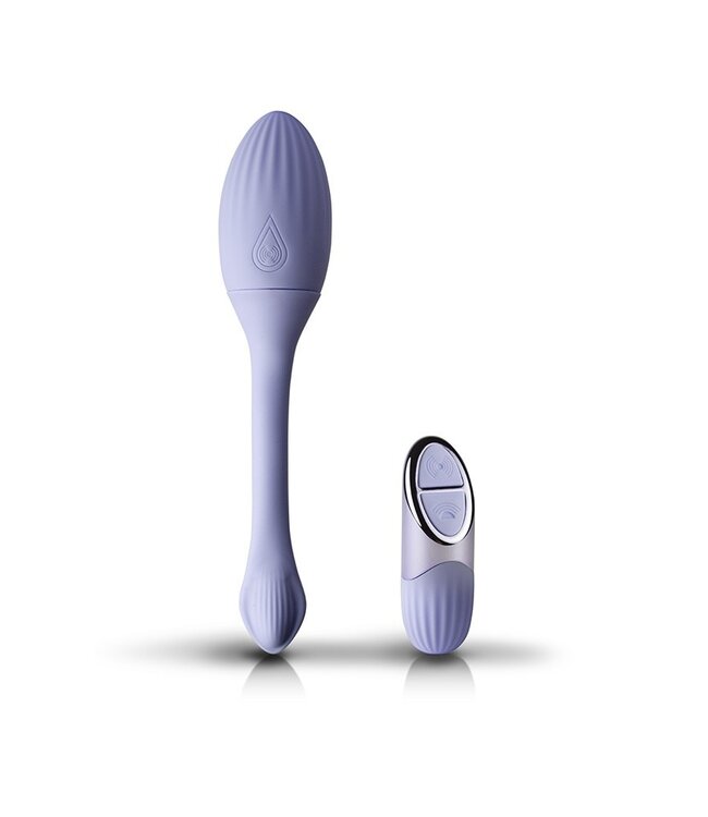 Rimba NIYA - NIYA 1 - Vibrerende Kegel Massager met Afstandsbediening - Lichtblauw
