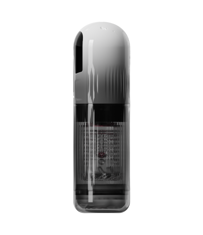 Rimba Rimba Toys – Orgastobator 08 Masturbator voor Mannen – Zwart & Transparant