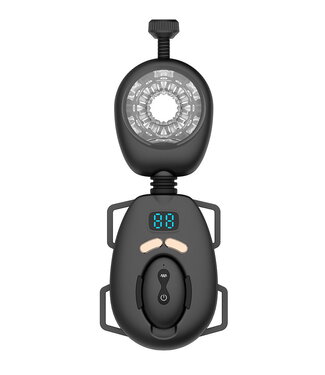 Rimba Rimba Toys - Orgastobator 06 - Masturbator voor mannen met swingfunctie - Zwart