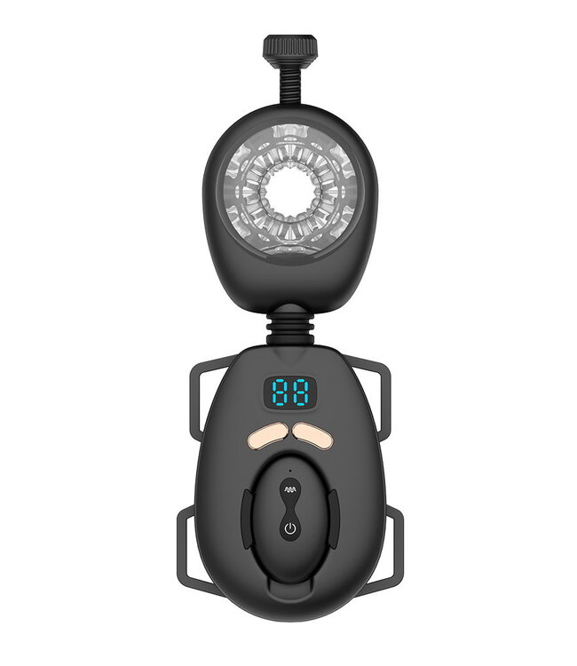 Rimba Rimba Toys - Orgastobator 06 - Masturbator voor mannen met swingfunctie - Zwart