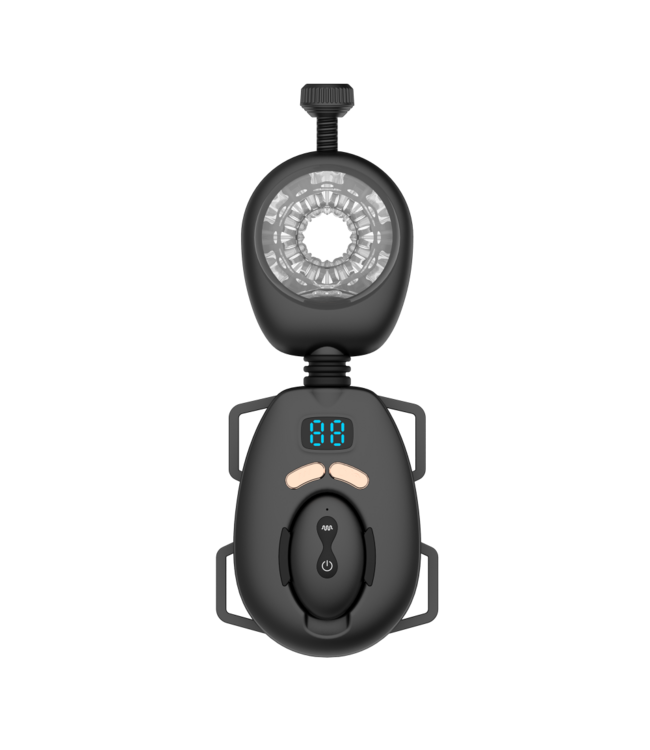 Rimba Rimba Toys - Orgastobator 06 - Masturbator voor mannen met swingfunctie - Zwart