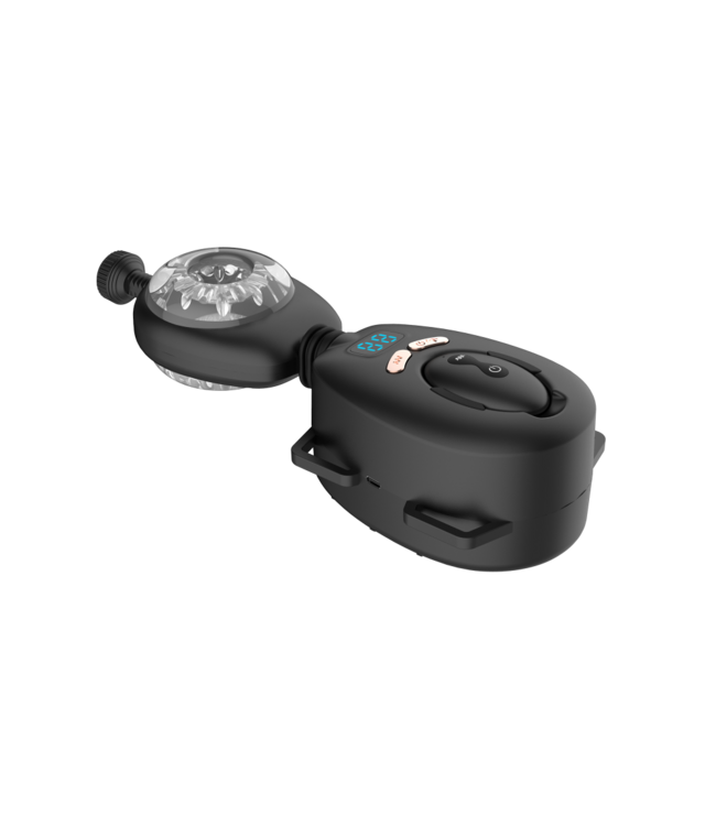 Rimba Rimba Toys - Orgastobator 06 - Masturbator voor mannen met swingfunctie - Zwart