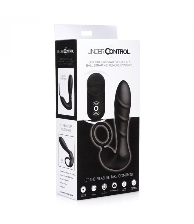 XR Brands Prostaat Vibrator en Cockring met Afstandsbediening