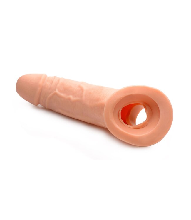 XR Brands Size Matters - Ultra Real Penis Sleeve - Beige