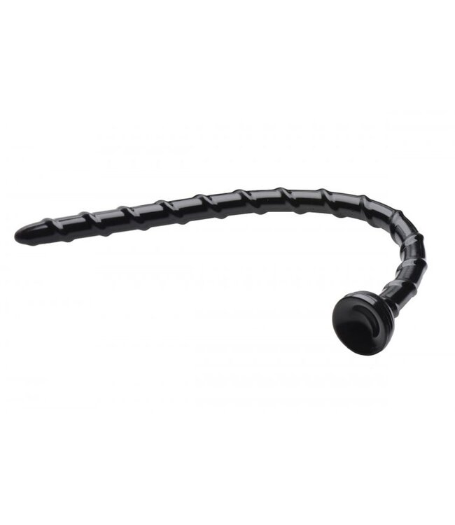 XR Brands Hosed - Swirl Thin Anal Snake Anaaldildo - 45 cm