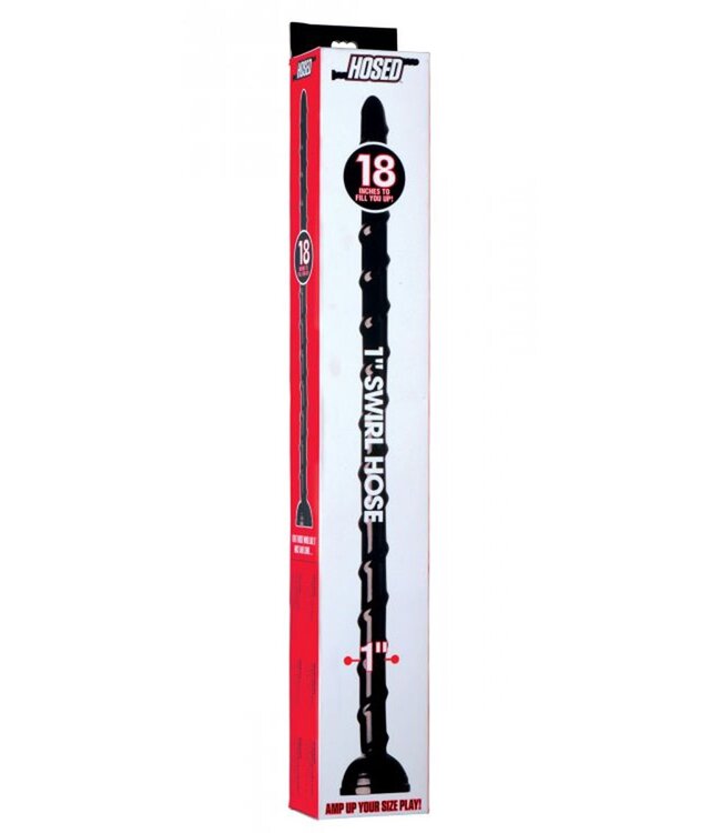 XR Brands Hosed - Swirl Thin Anal Snake Anaaldildo - 45 cm