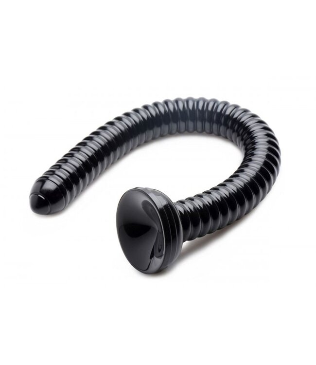 XR Brands Ribbed Anal Snake Anaaldildo - 48 cm