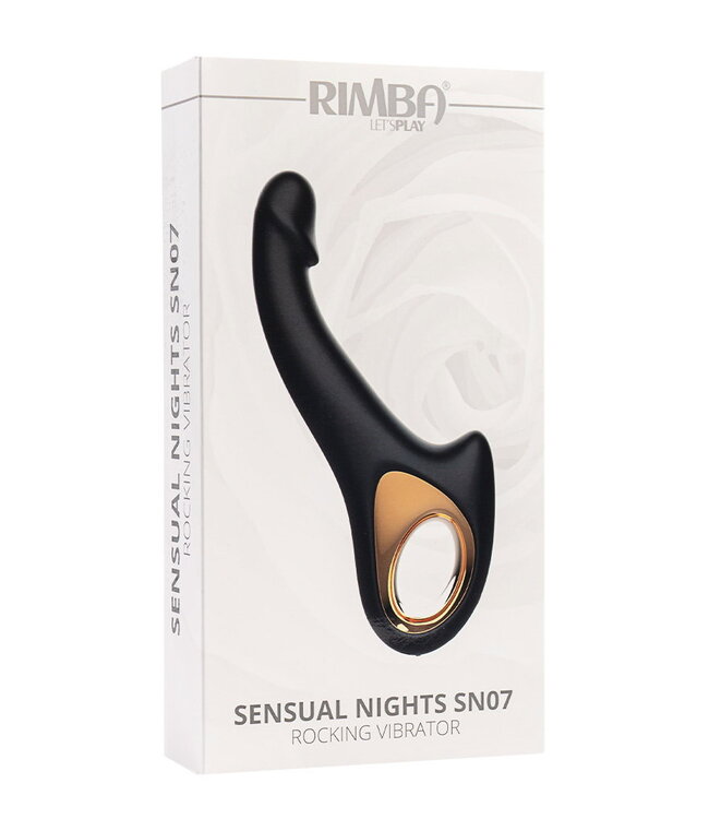 Rimba Rimba Toys - Sensual Nights SN07 - Rocking Vibrator - Zwart