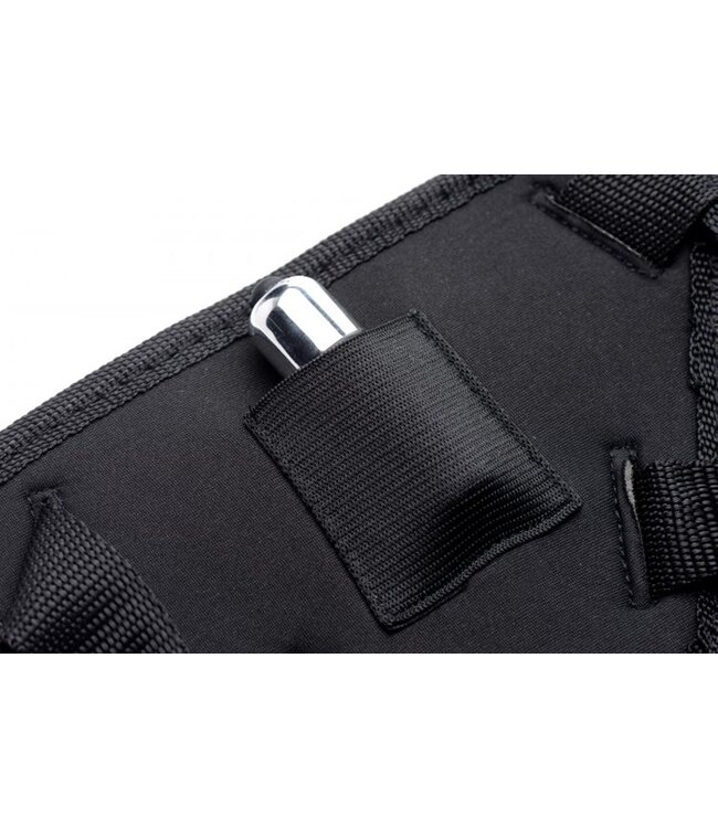 XR Brands Double-G Deluxe Vibrerende Strap-On Set