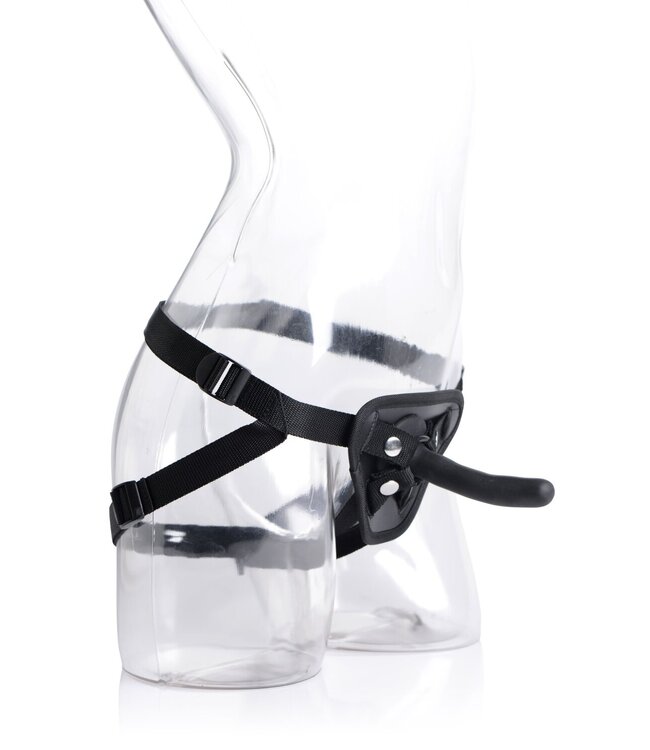 XR Brands Master Series - Pegged Pegging Dildo Met Harnas