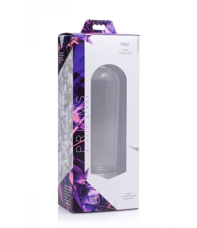 XR Brands Pillar - Glazen Dildo/Plug
