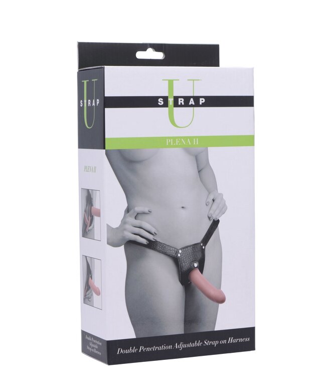 XR Brands Plena II Dubbele Voorbind Dildo + Harnas