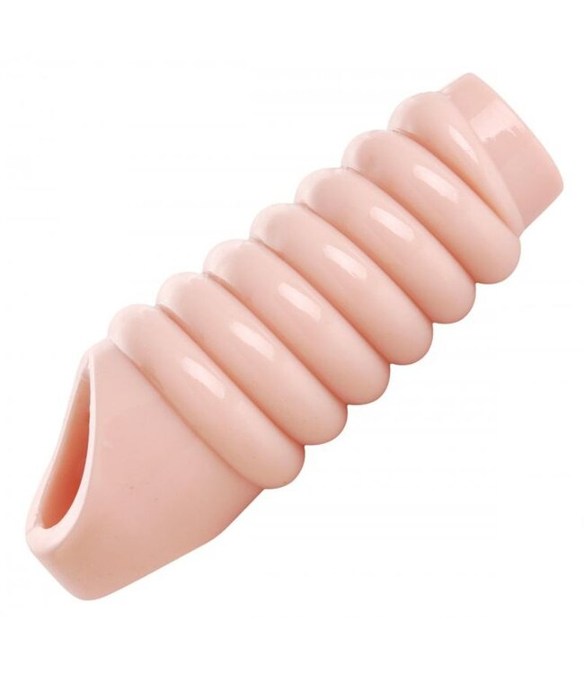 XR Brands Size Matters - Really Ample - geribbelde penis sleeve