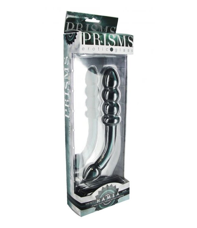 XR Brands Hamsa G-Spot-/Prostaat Dildo - Smoky Jade