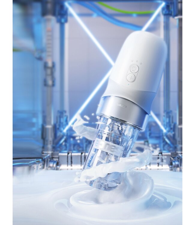 Sauce Sauce - Extra Sauce Automatische Masturbator - Wit