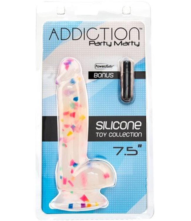 Addiction Addiction - Party Marty Confetti Dildo - 18 cm