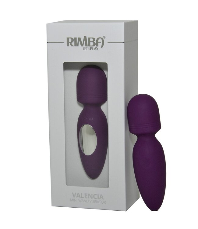 Rimba Rimba Toys - Valencia - Mini Wand Vibrator - Paars