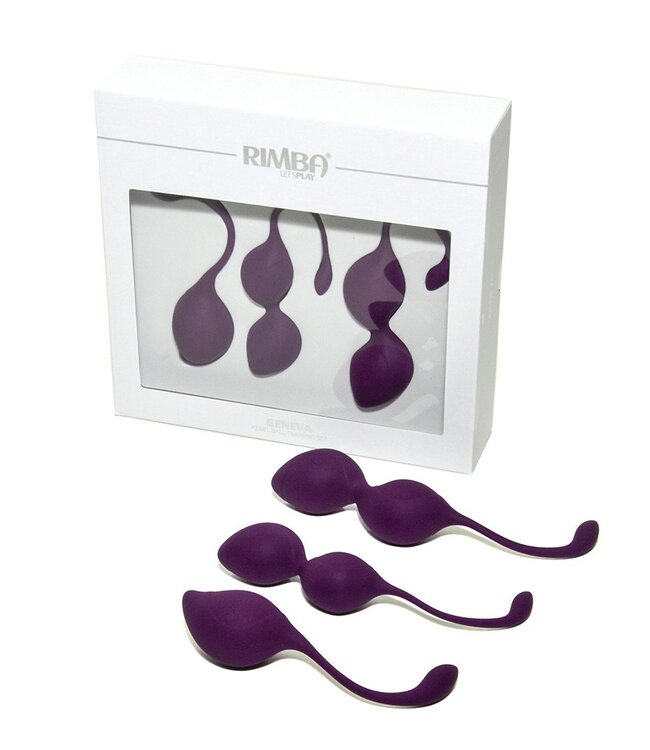 Rimba Rimba Toys - Geneva - Kegel Balletjes Training Set - Paars