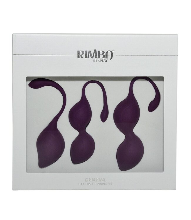 Rimba Rimba Toys - Geneva - Kegel Balletjes Training Set - Paars