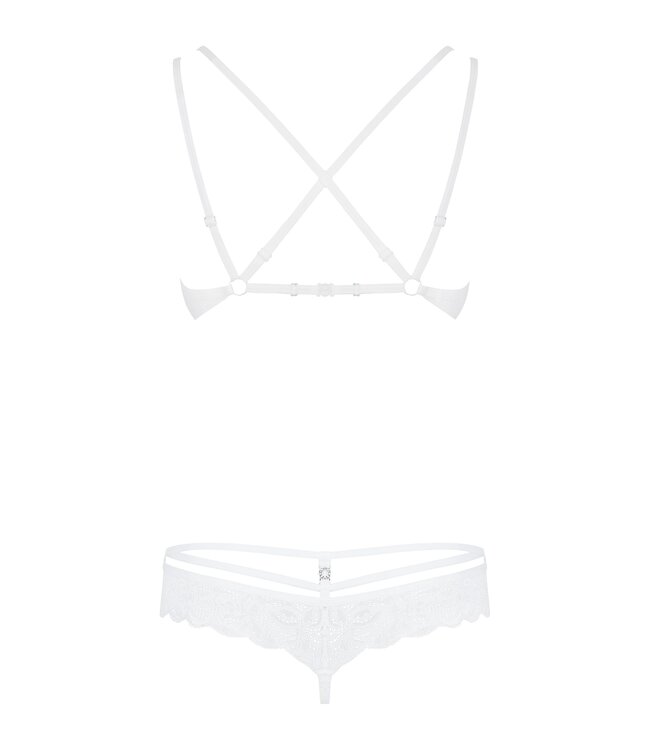 Obsessive Obsessive - Kanten BH-Set met Gekruiste Bandjes