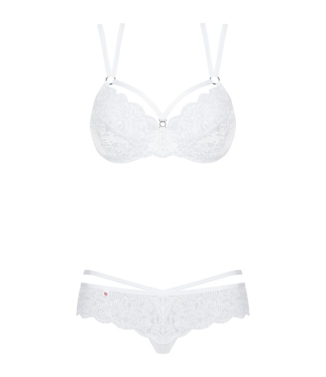 Obsessive Obsessive - Kanten BH-Set met Gekruiste Bandjes