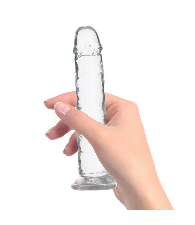 Addiction Crystal Addiction - Transparante Dildo - 18 cm