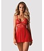 Obsessive Obsessive - Babydoll Set - Rood