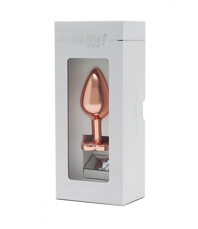 Rimba Rimba Toys - Pisa - Heart Shaped Butt Plug - Rosé Goud