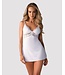Obsessive Obsessive - Babydoll Setje Met Kant - Wit